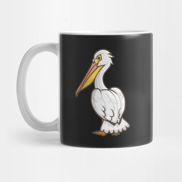 American White Pelican by Ginboy